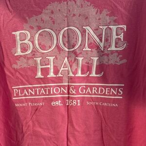 Boone Hall Plantation South Carolina Pink Graphic Tee
